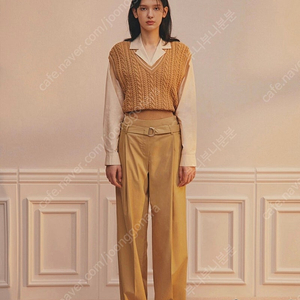 아비에무아 트라우저 Double Waistband Belted Trousers 판매