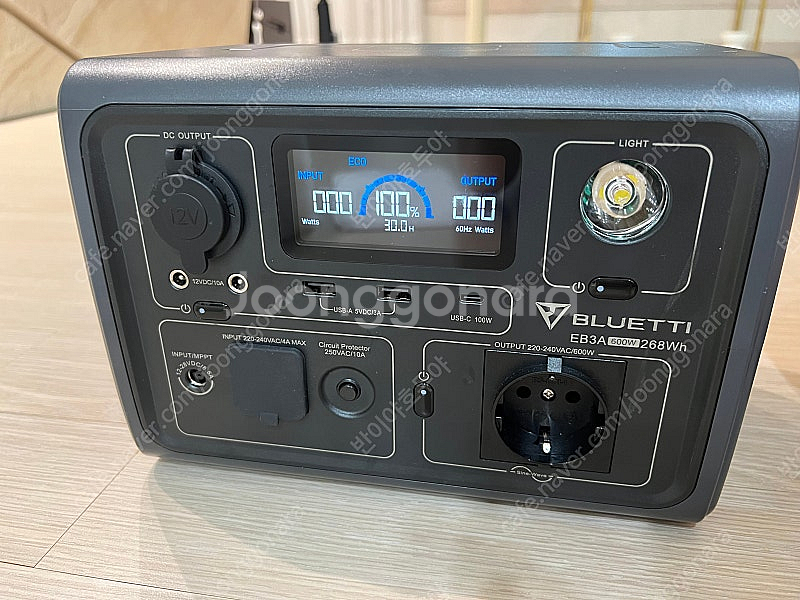 캠핑용 블루에띠 EB3A 인산철 파워뱅크 600W+시가...--1