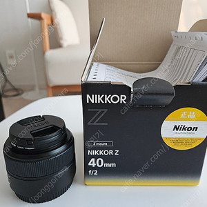 니콘 Nikkor Z 40mm f/2 판매 20만원