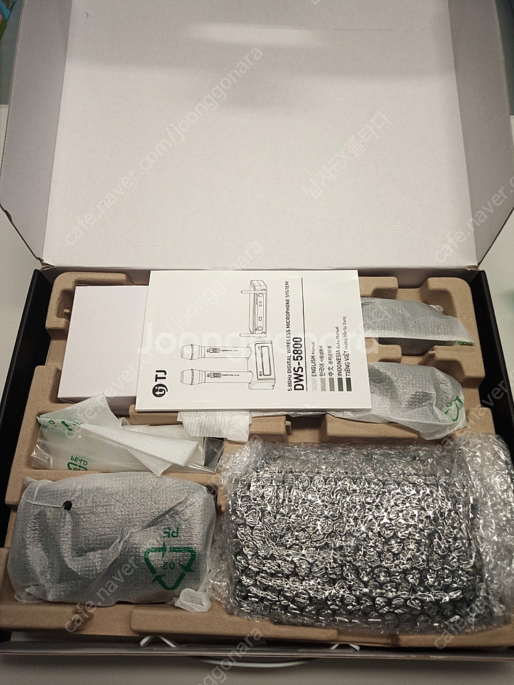 tj미디어 무선마이크 dws-5800--4
