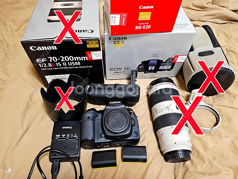 캐논 5Dmark4+배터리그립 일괄 판매합니다--0