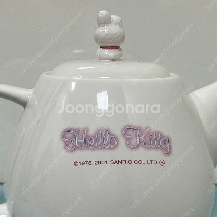 고전 눈토끼 헬로키티 티팟 주전자 &덮개 세트 눈토끼 ...--4