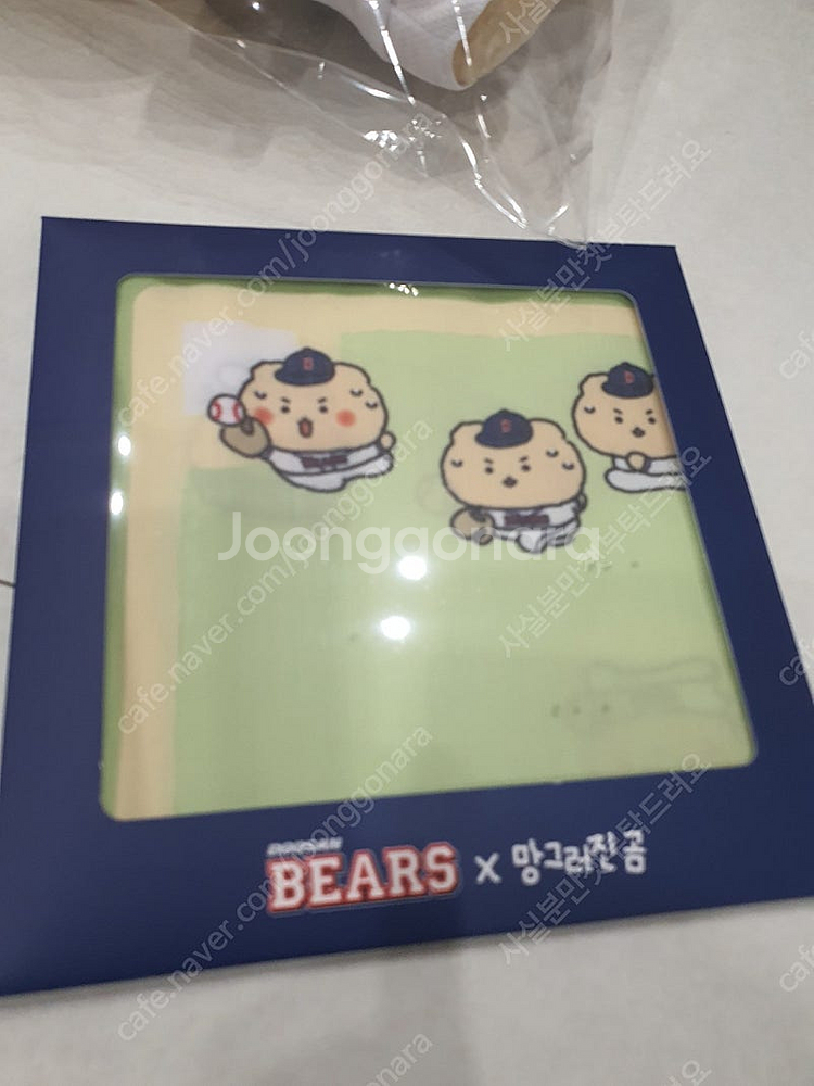 망그러진곰 두산 두산베어스 손수건--0