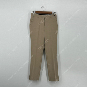 배색 슬림핏 슬랙스 면바지 (S size / BEIGE)