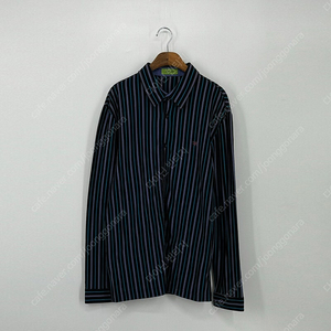 FRION 프라이언 스트라이프 셔츠 남방 (105 size / NAVY)