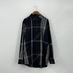 빅체크 셔츠 남방 (105 size / NAVY)