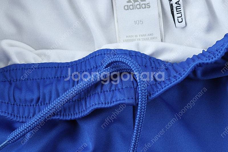 (XL) 아디다스 밴딩 트레이닝복 반바지 블루 삼색선--4