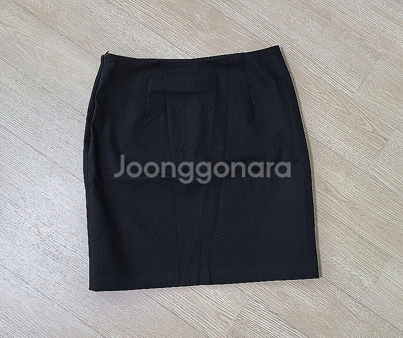 [새상품] 블랙 섹시 앞트임 옆지퍼 미니스커트--8