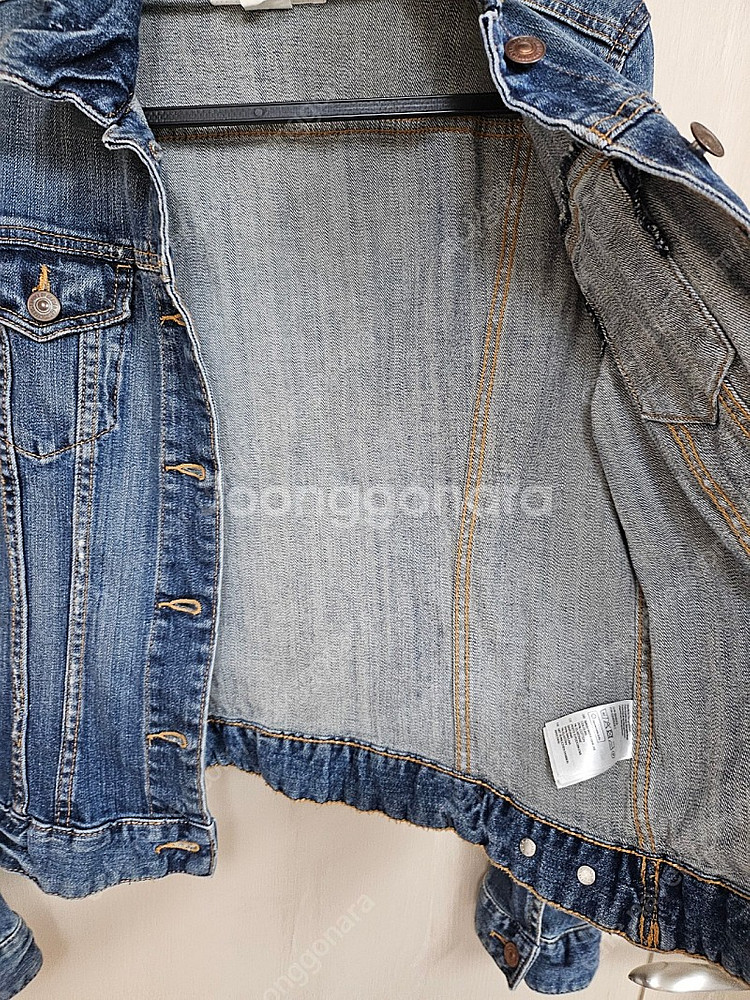 여성 H&M 데님청자켓 40 (44~55반)--5