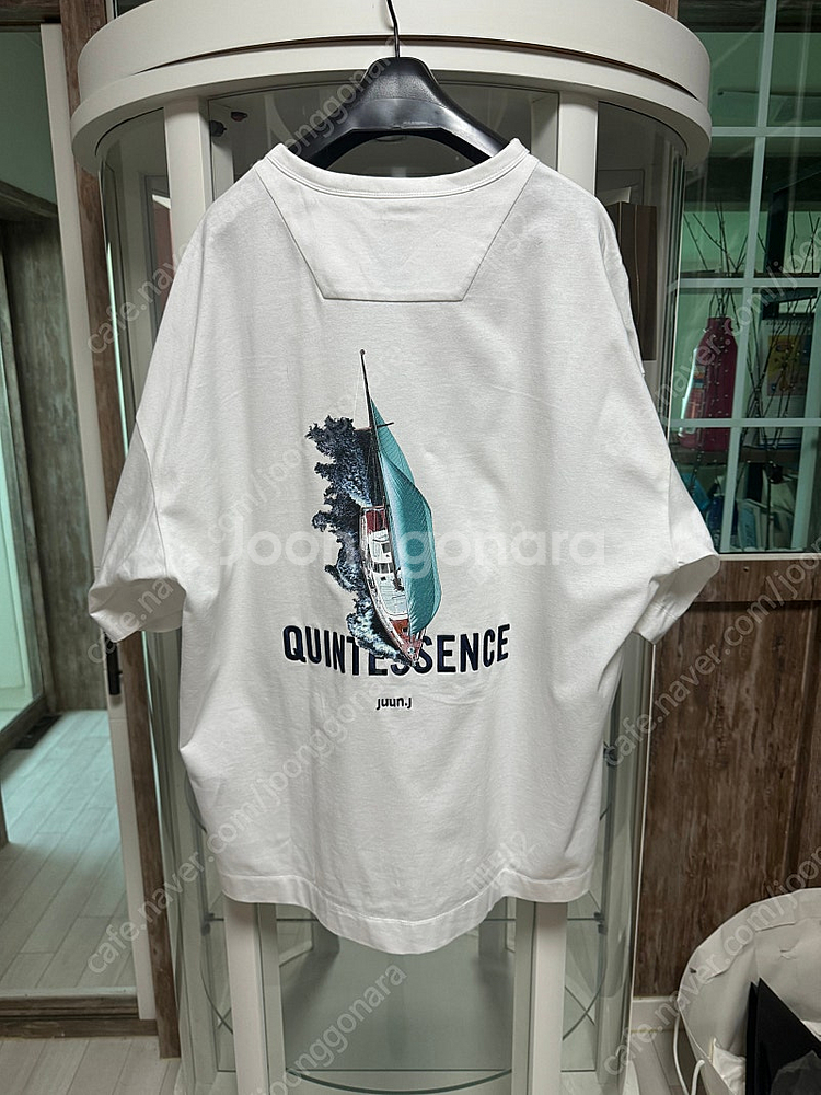 24ss 준지 보트그래픽 티셔츠 화이트 XL--0