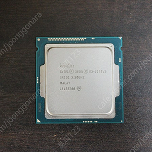 CPU XEON E3 1270 V3 ( i7 4790 과 동급 )