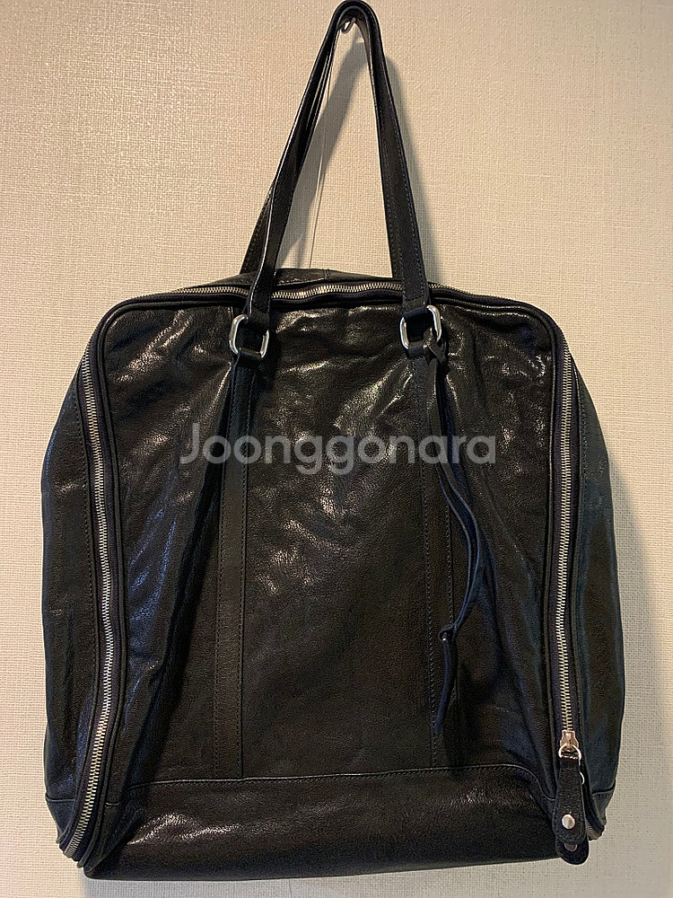 시스템 양가죽 토트백 팝니다--0