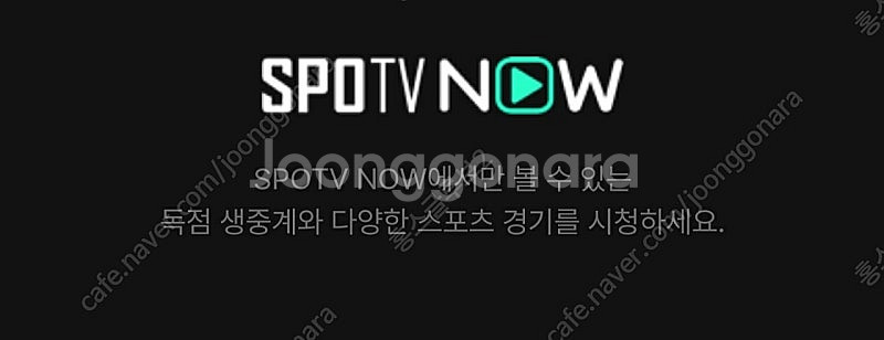 스포티비 베이직 1경기 대여합니다 1000원--1