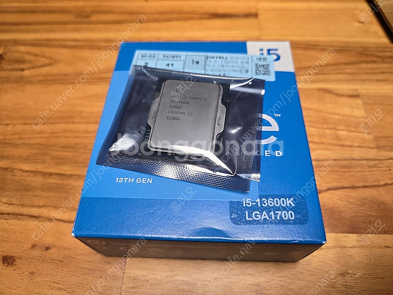인텔 i5-13600K 정품 cpu--0