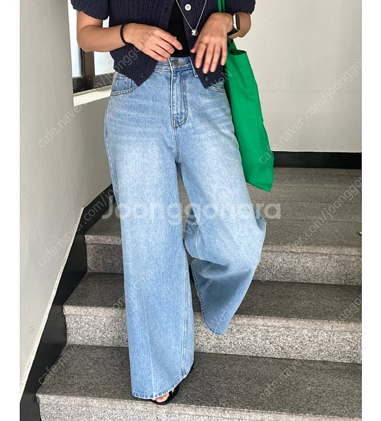 와이드핏 청바지--2