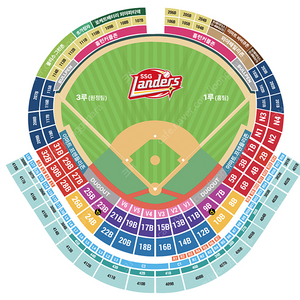 정가) 8월31일(토) SSG 랜더스 vs NC 다이노스 피코크 테이블석 3인