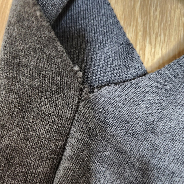 회색 타이트 크롭 니트 나시 44~55 이미지