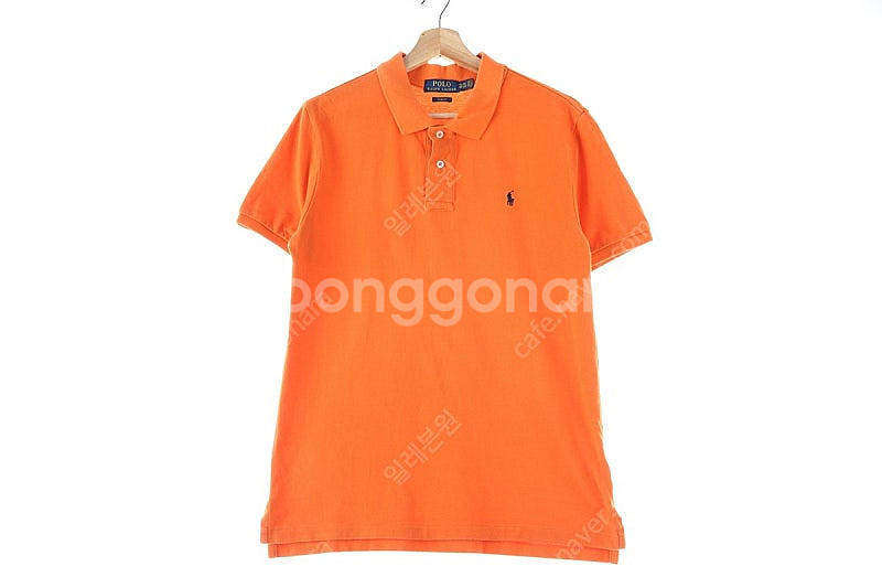 (XL) 폴로 랄프로렌 반팔 카라 티셔츠 오렌지 면 아...--1