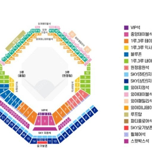 8.31 기아 삼성 외야지정 RF-5구역 4열 통로석 7연석입니다.