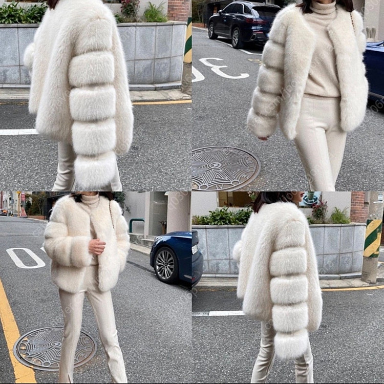 리얼 페이크퍼 자켓 엔뉴엘 포스트모니션 캉캉 이미지