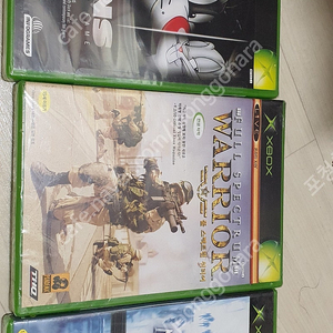 엑스박스 정발 밀봉 3개 팔아요. xbox 룬스 마이너리티리포트 풀 스펙트럼 워리어 팔아요.3개 새것 밀봉 일괄 4만원..서울직지방택​​