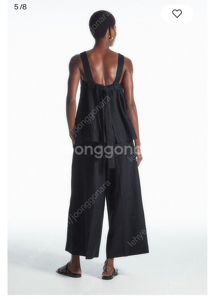 코스 린넨 탑--5