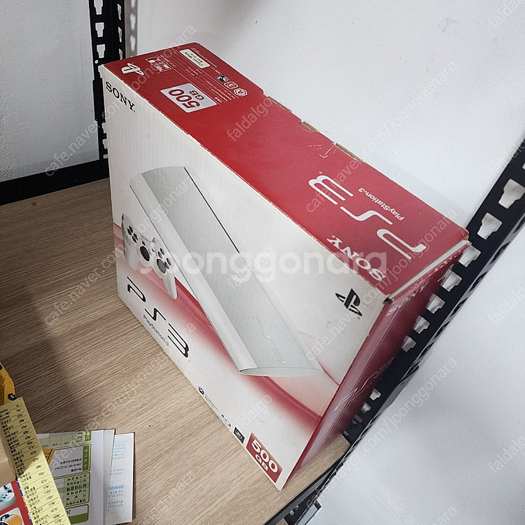 ps3 슬림 화이트 +타이틀 4개--1