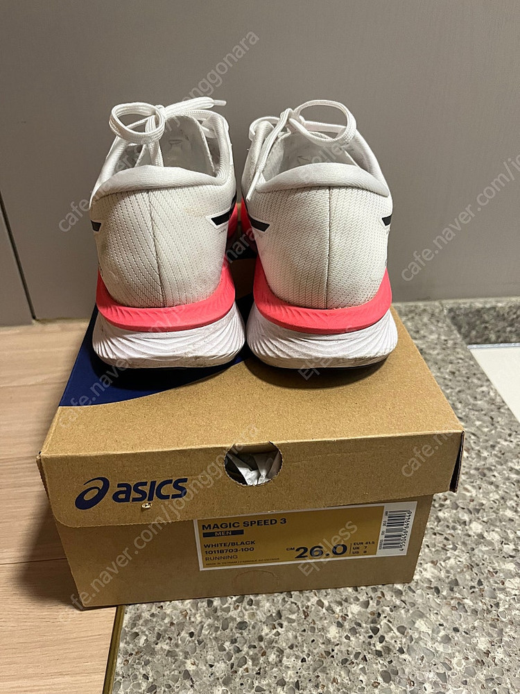 아식스 매직스피드3 판매 합니다--2