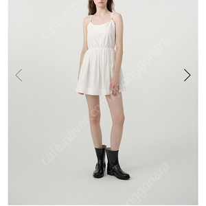 더바넷 24ss 원피스 새상품 Cotton Backless Mini Dress