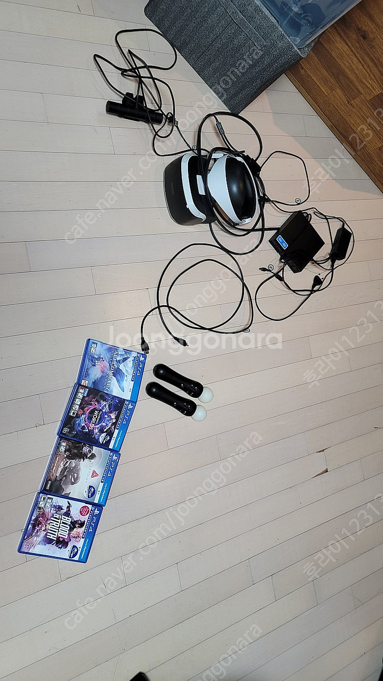 PSVR + 무브봉2 + 슈팅컨트롤러 + 소프트5장 팝...--0