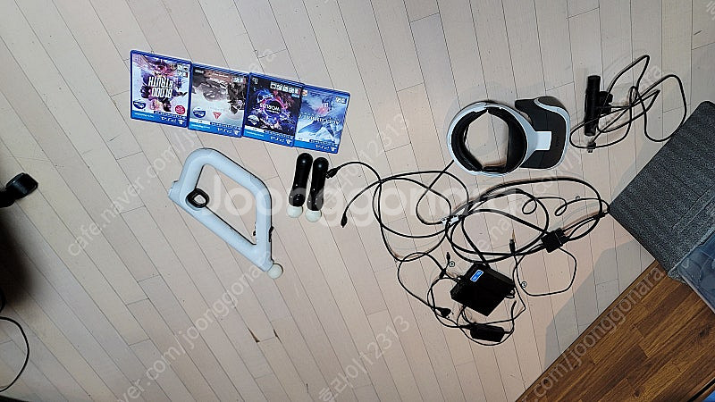 PSVR + 무브봉2 + 슈팅컨트롤러 + 소프트5장 팝...--1