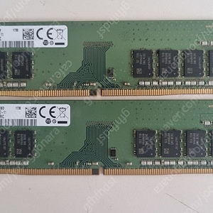 ddr4 2400 삼성 램 8gb 2개 총 16gb 시금치 2400t ram c다이