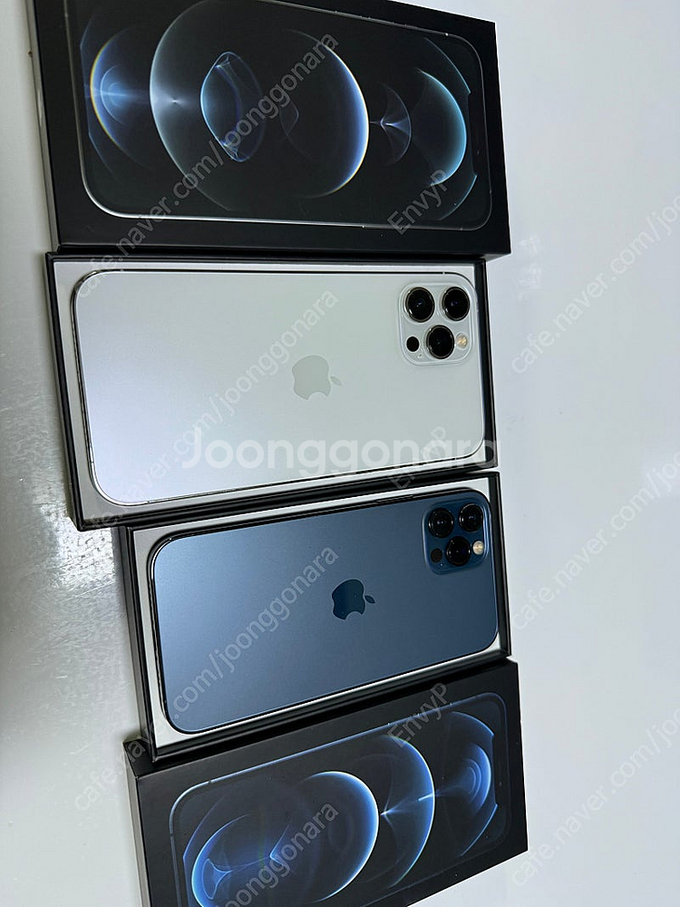 아이폰 12프로256 퍼시픽블루/ 아이폰12프로맥스256 실버 일괄구매시 네고--2