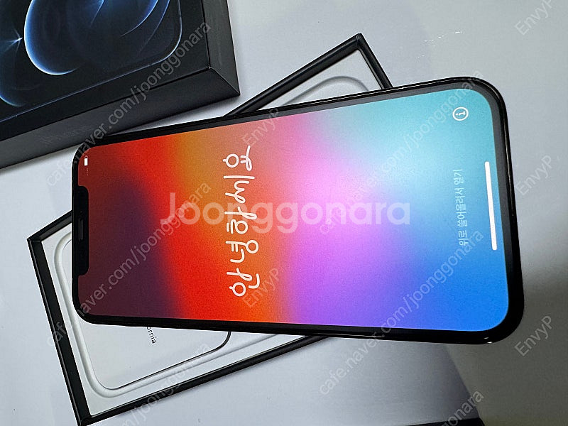 아이폰 12프로256 퍼시픽블루/ 아이폰12프로맥스256 실버 일괄구매시 네고--5