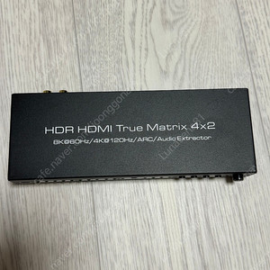 HDMI 2.1 8K 4X2 분배기 미사용