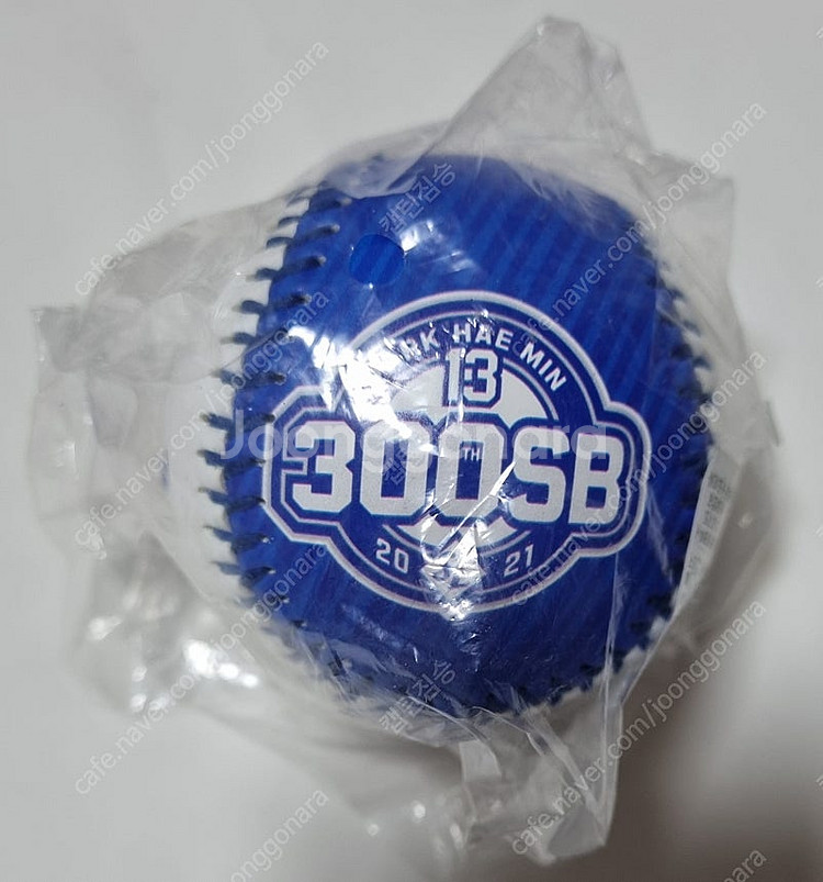 삼성 라이온즈 박해민 300도루 기념구 팝니다--0