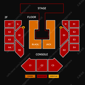 2NE1 투애니원 10월6일 FLOOR JACK 2연석 양도