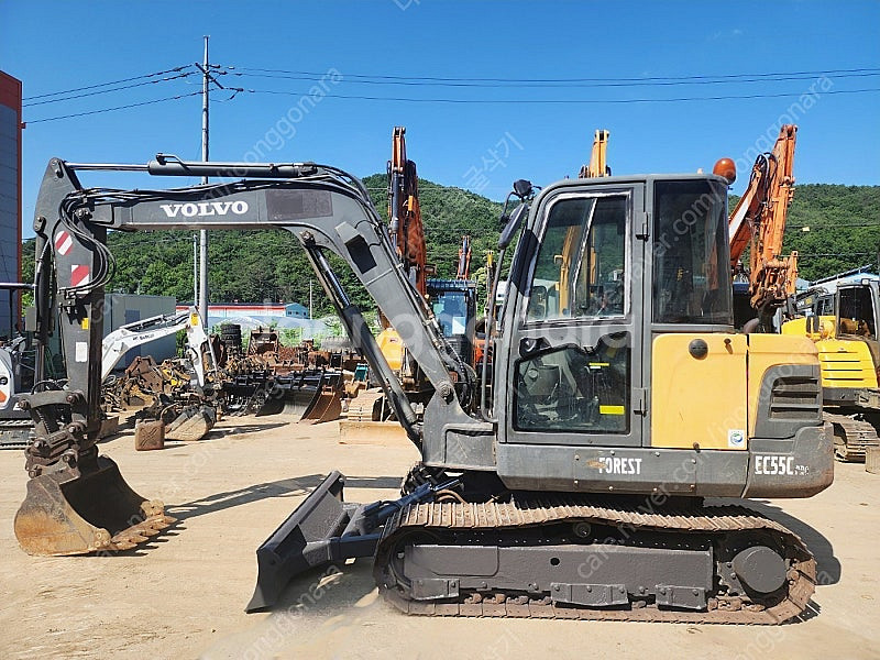 중고굴삭기 볼보 EC55C 2014년 8400시간 시간...--0