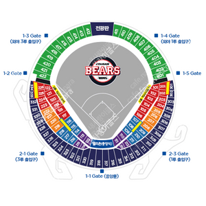 8/31(토) 두산 vs 롯데 3루 오렌지석 219블럭 통로석 2연석 양도