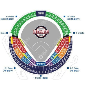 9월 1일 일 두산 롯데 3루 테이블 4연석 215블럭 양도
