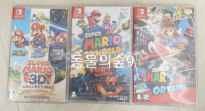 슈퍼 마리오 오디세이 3d 퓨리월드 3d 콜렉션--0