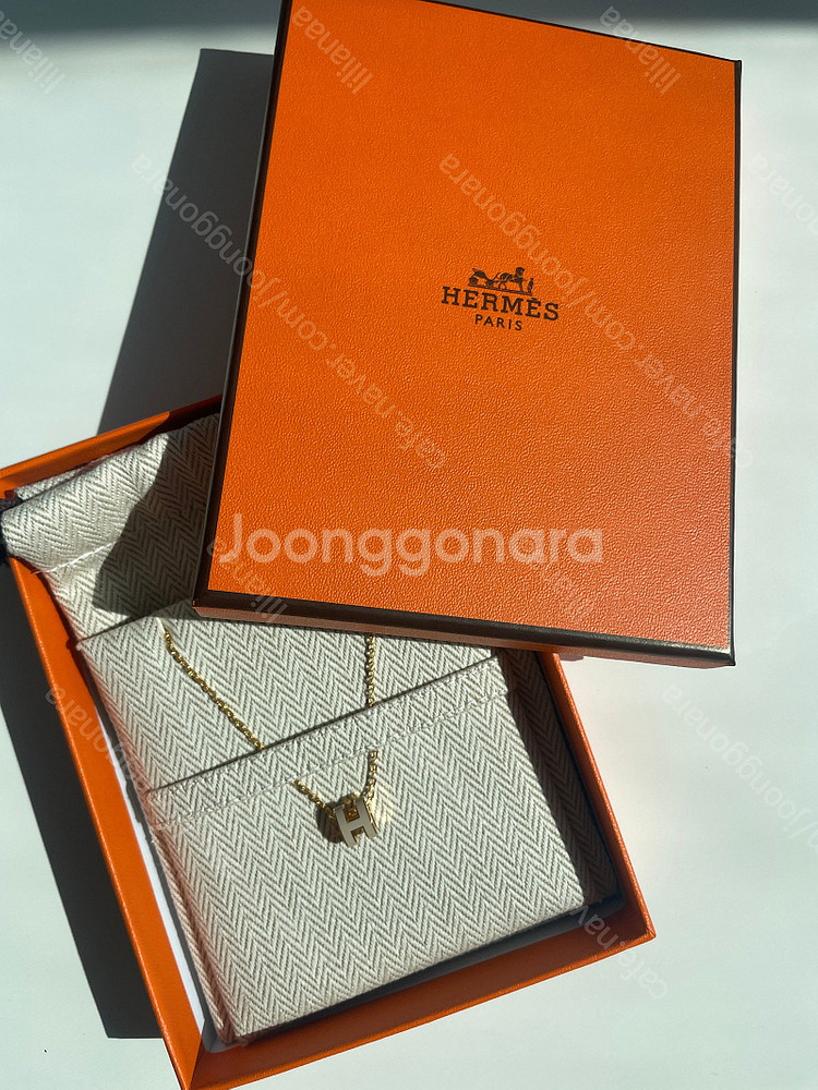 에르메스 목걸이 미니 팝아슈 펜던트 Hermes Min...--0