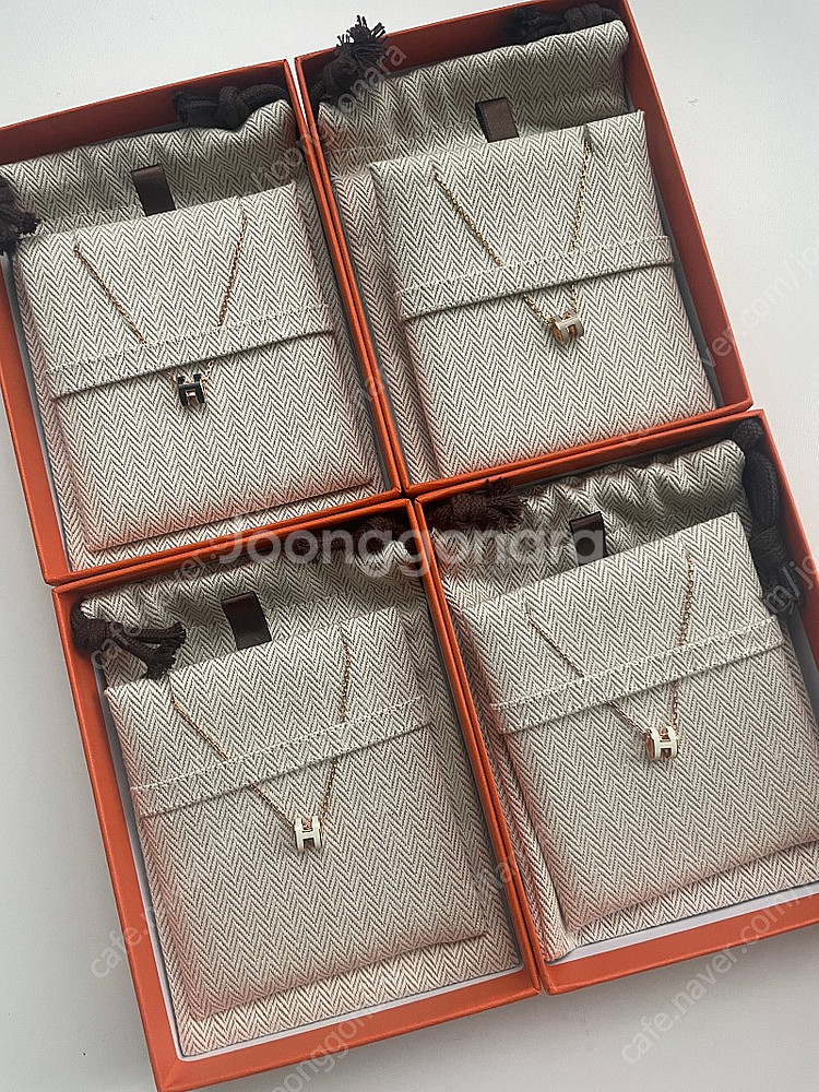 에르메스 목걸이 미니 팝아슈 펜던트 Hermes Min...--3