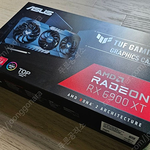 ASUS TUF RX6900XT T16G 선별칩 그래픽카드 입니다.