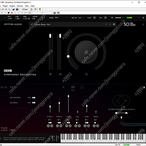 (교환 가능) 피아노 가상악기 BBC Symphony Orchestra Piano Professional 풀버전