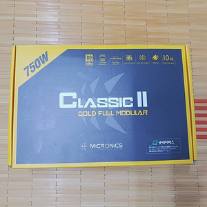 마이크로닉스 Classic II 750W 80PLUS GOLD 230V EU 풀 모듈러