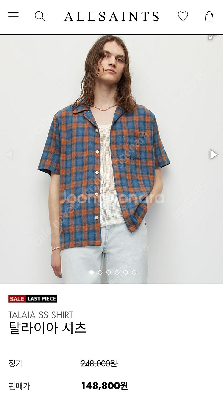 올세인츠 탈라이아 셔츠--0