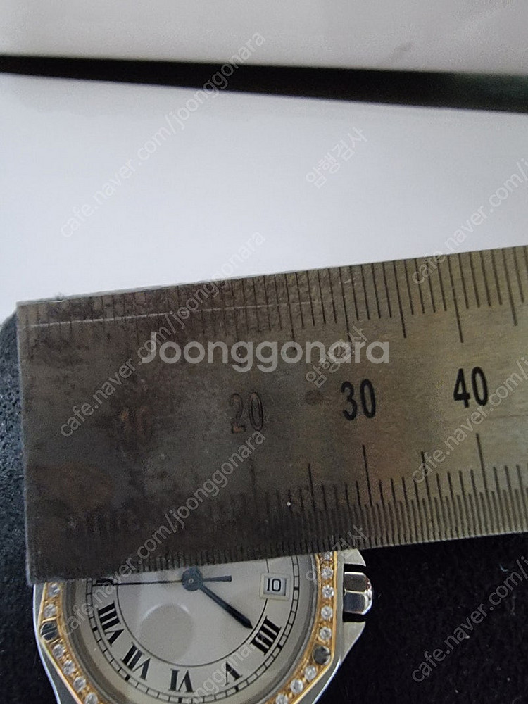 [정품] 까르띠에 산토스 옥타곤 18K 다이아몬드 콤비...--6