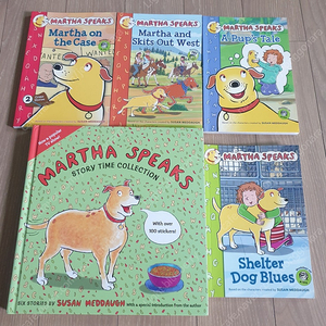 #잠수네 챕터북# 마샤스픽스 컬러챕터북 Martha Speaks 4권 & Story Time Collection (6 stories)