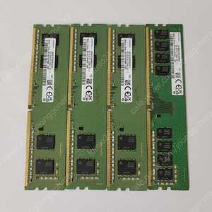 삼성 DDR4 RAM 8G 3200 4장 일괄 판매합니다!